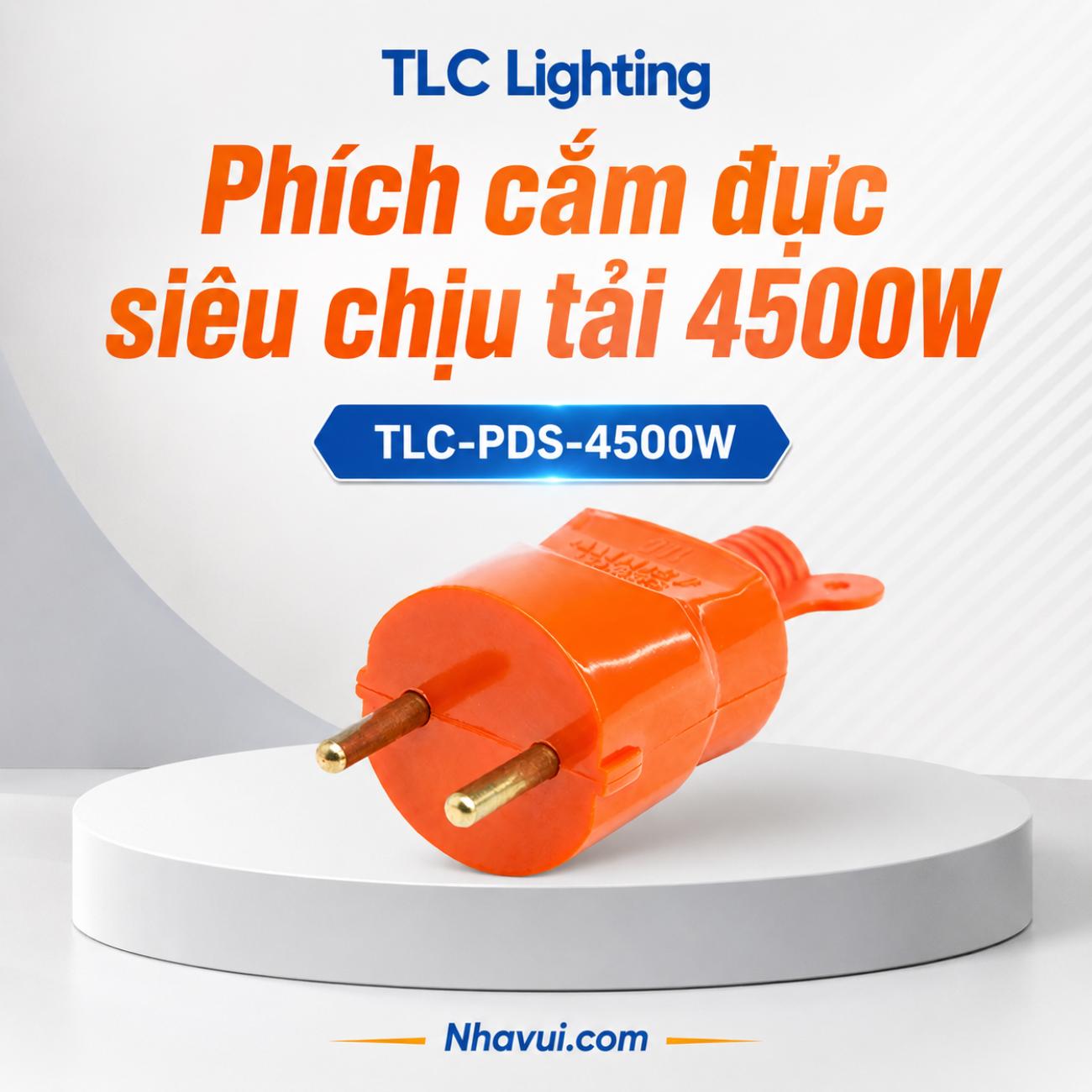 Phích cắm đực siêu chịu tải 4500W TLC Lighting TLC-PDS-4500W