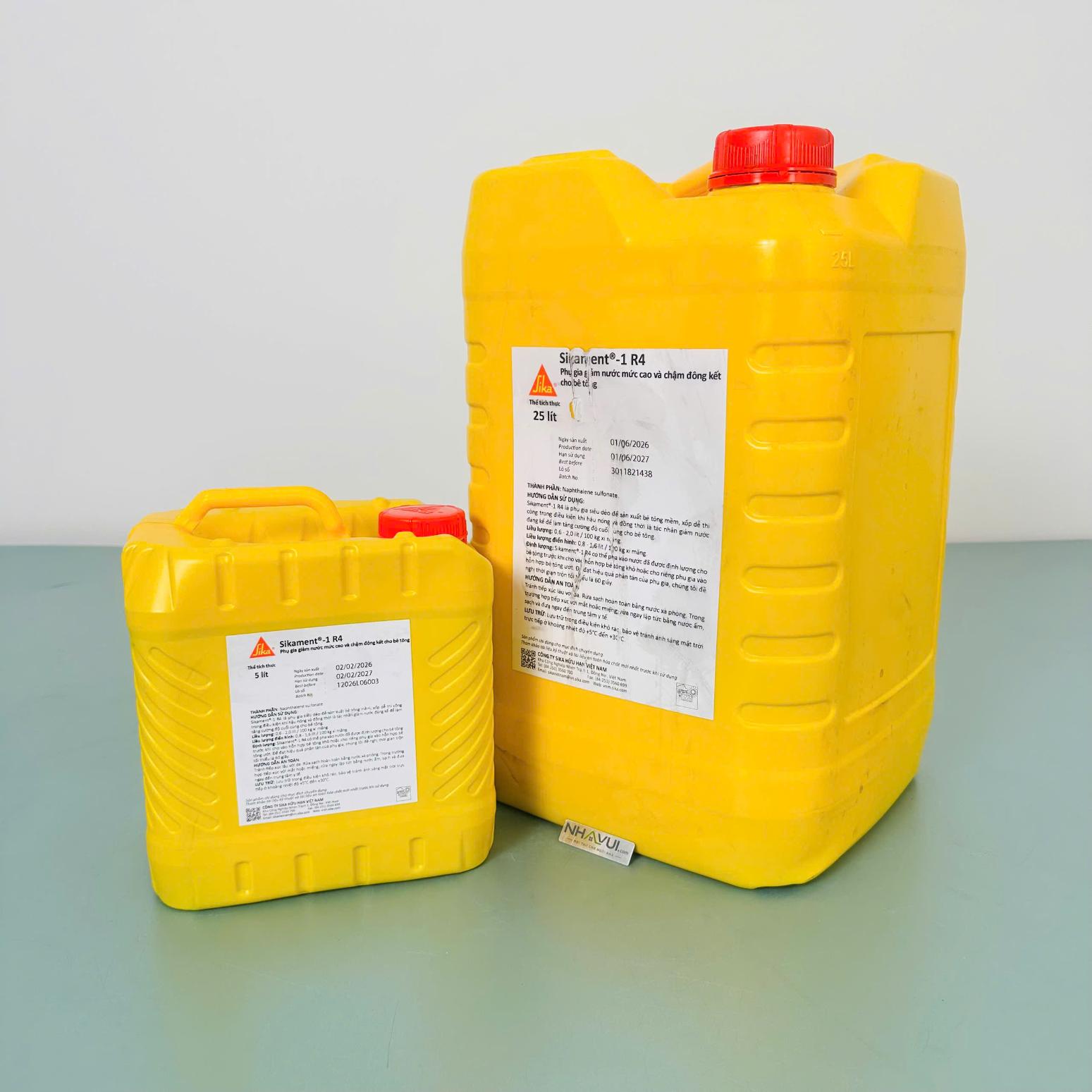 Phụ gia giảm nước cao và chậm đông kết Sikament®-1 R4