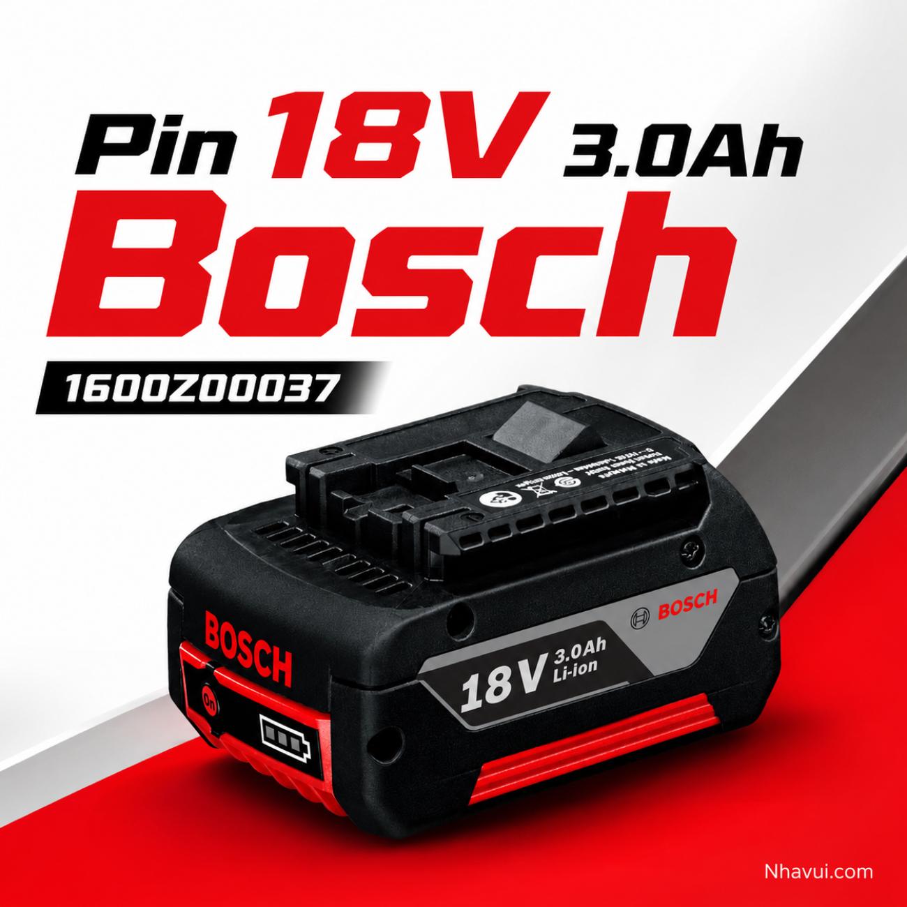 Pin 18V 3.0Ah Bosch 1600Z00037
