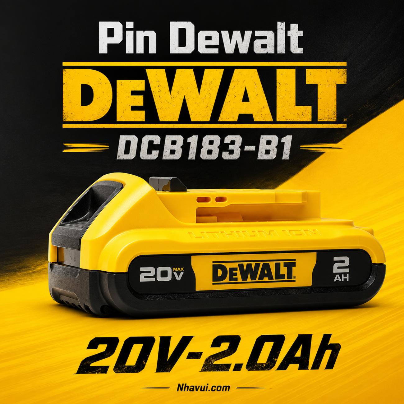 Pin DeWalt DCB183-B1 20V Max 2.0Ah