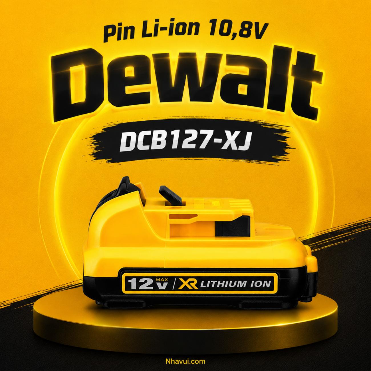 Pin Li-ion 10.8V DeWalt DCB127-XJ 2.0Ah