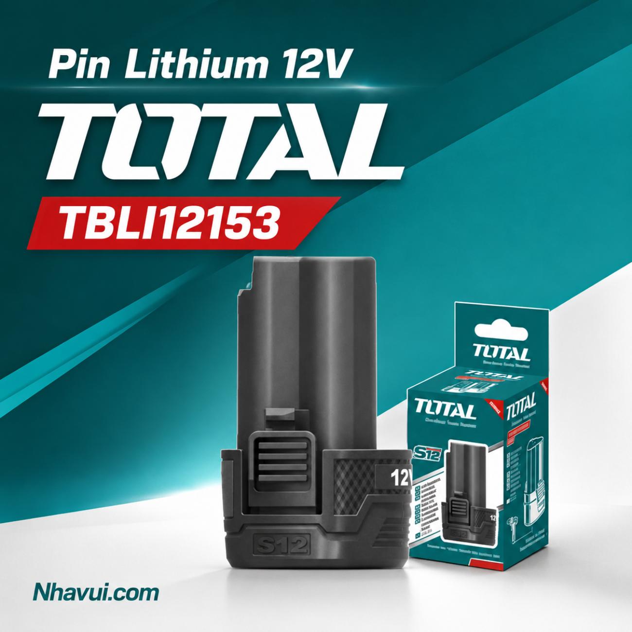 Pin Lithium-ion Total TBLI12153 12V 1.5Ah