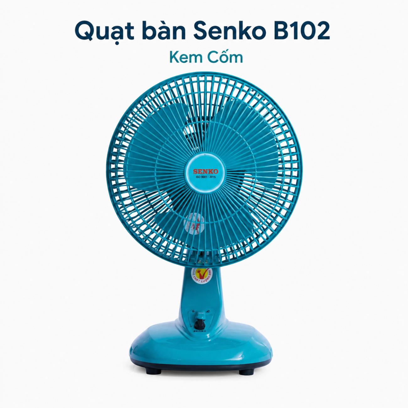 Quạt bàn mini Senko B102 2 tấc 28W