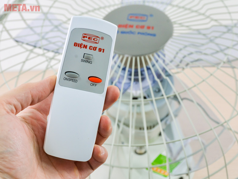 Quạt đảo trần Điện Cơ 91 QĐT-450ĐK có điều khiển
