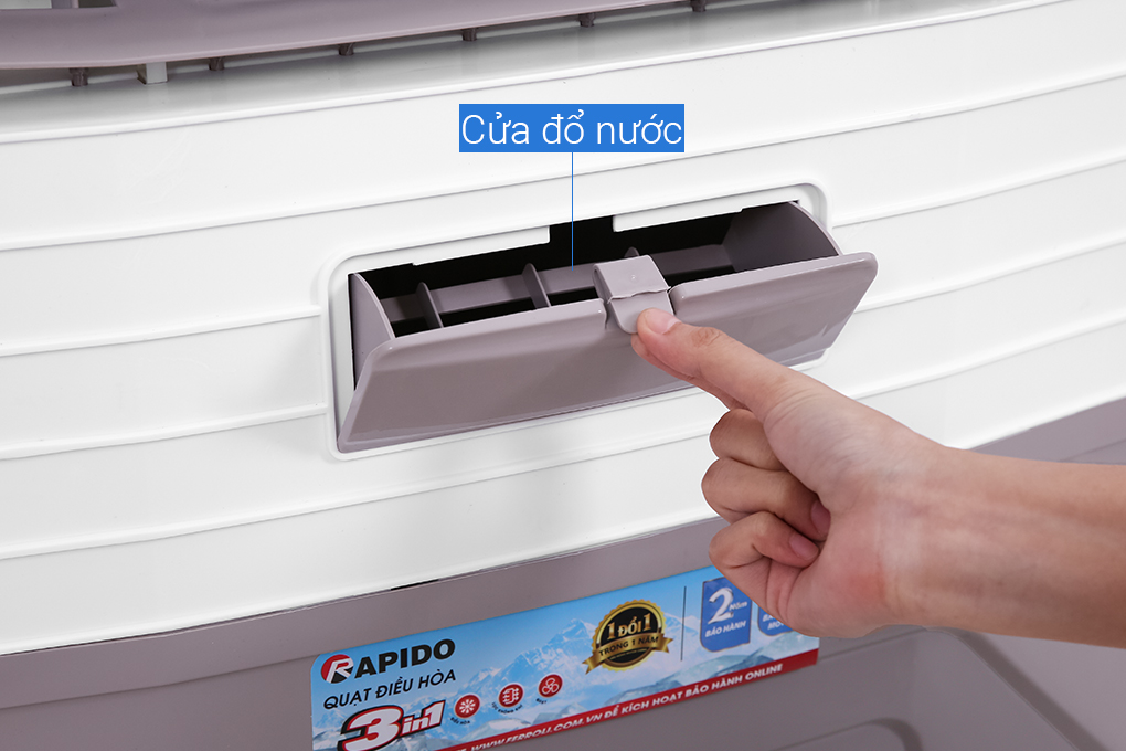 Quạt điều hòa không khí Rapido TURBO-9000D 60 lít