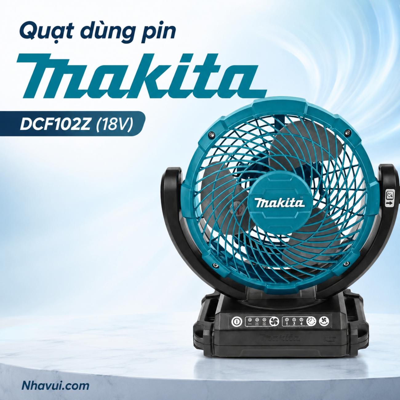 Quạt dùng pin Makita DCF102Z 18V