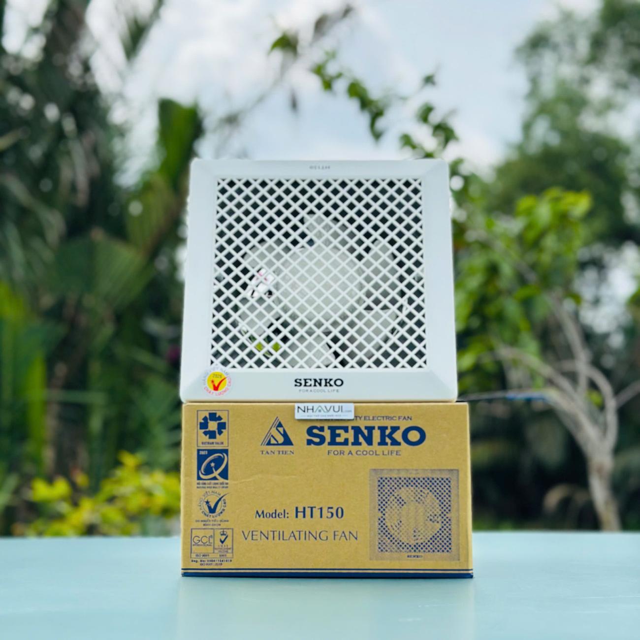 Quạt hút âm trần Senko HT150 30W 1 chiều màu trắng