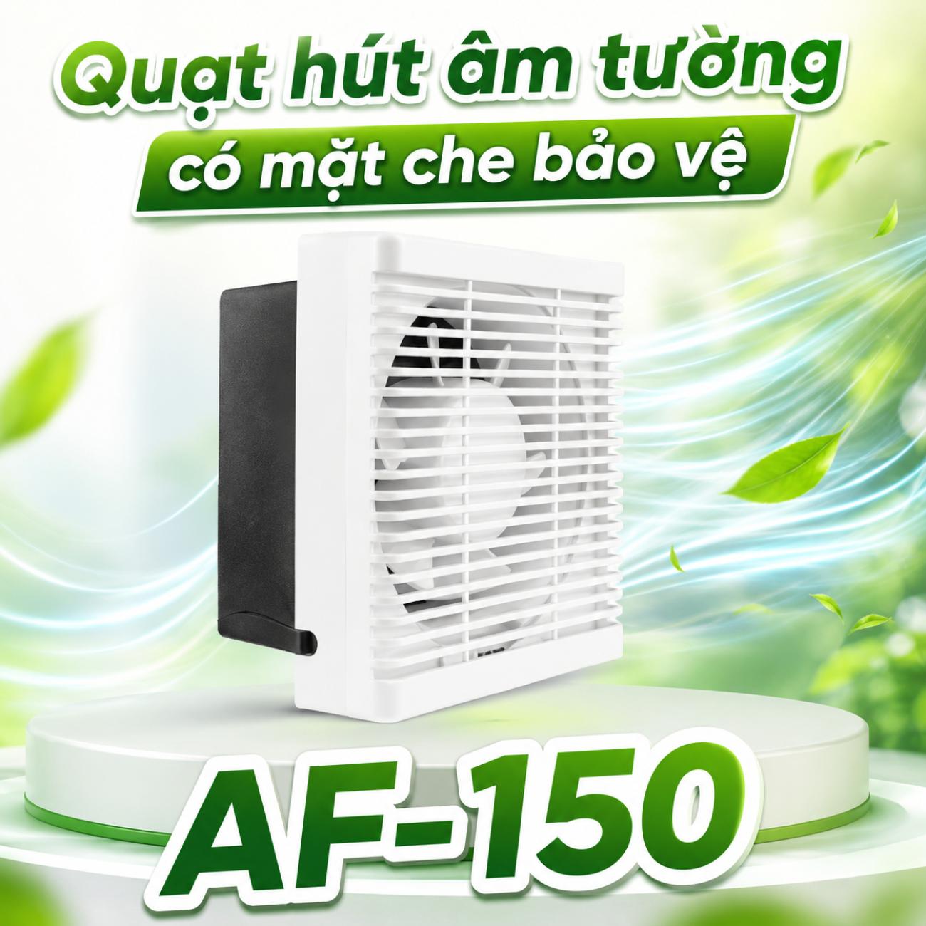Quạt hút âm tường có mặt che bảo vệ MPE AF-150