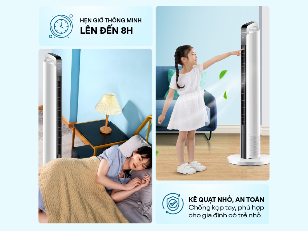 Quạt tháp điện tử FujiHome TF-12HE