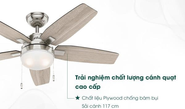 Quạt trần đèn Hunter Arcot 50646