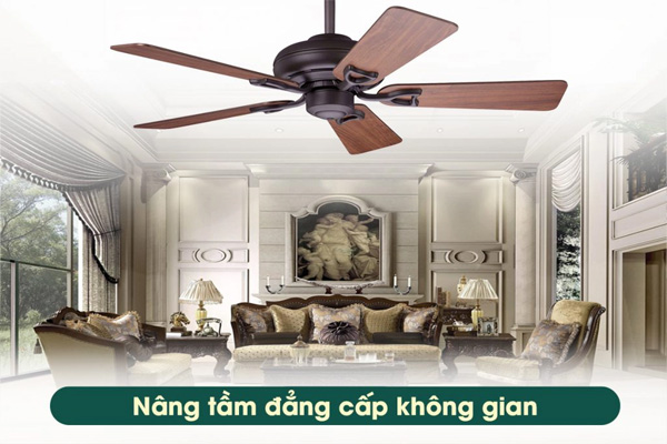 Quạt trần Hunter Seville II 24039 5 cánh gỗ