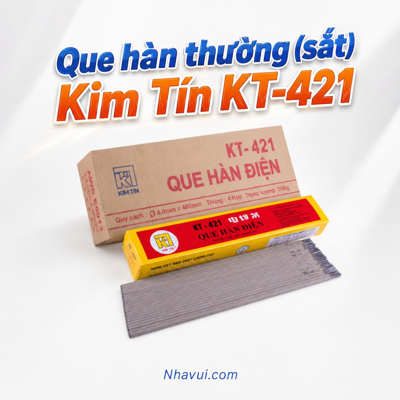 Que hàn thường sắt Kim Tín KT-421