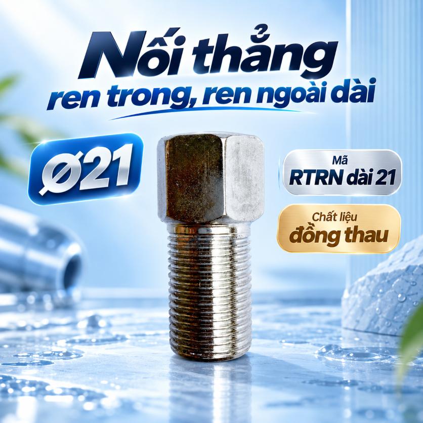 RTRN dài 21 Vanni đồng thau