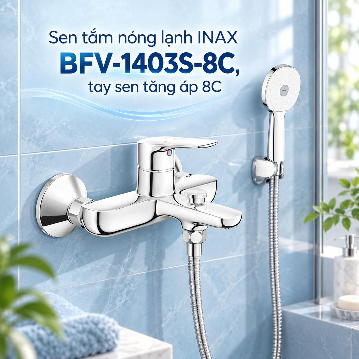 Sen tắm nóng lạnh INAX BFV-1403S-8C