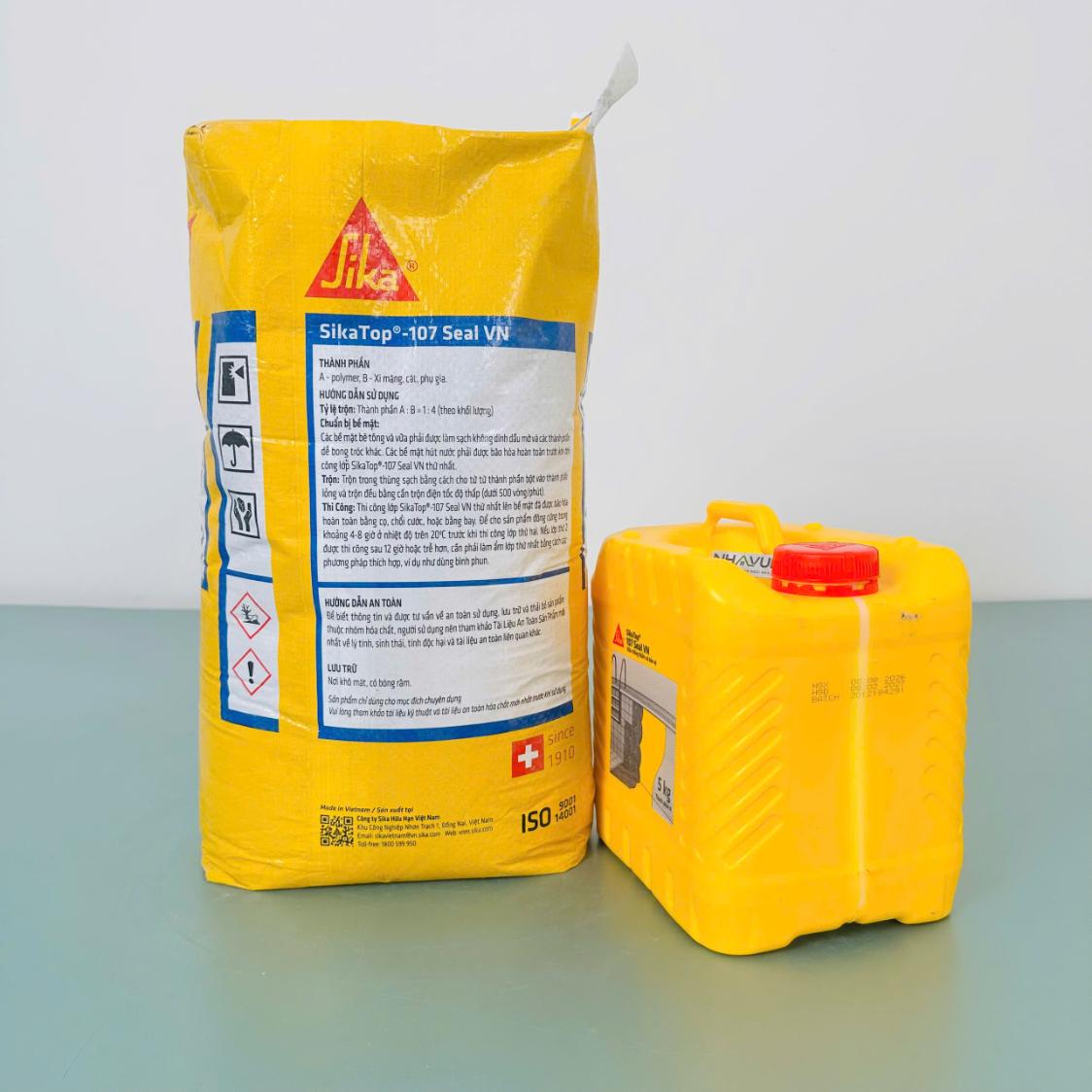 SikaTop®-107 Seal VN chống thấm nhà vệ sinh, ban công, sân thượng