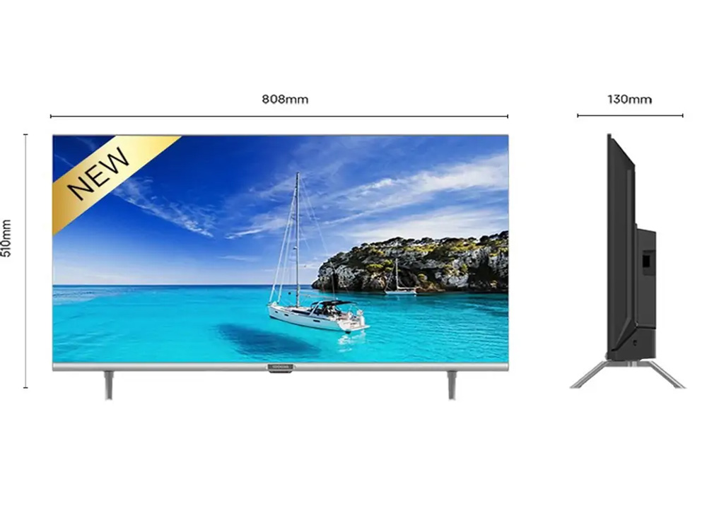 Smart tivi Coocaa 32 inch 32S3U+ HD, Dolby Audio, kết nối Wifi