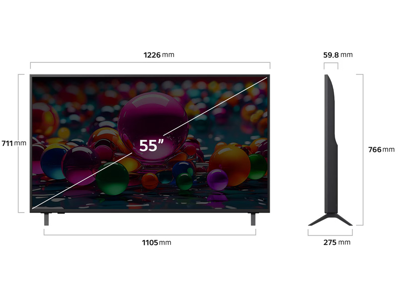 Smart Tivi LG AI 4K 55 inch 55UA8450PSA