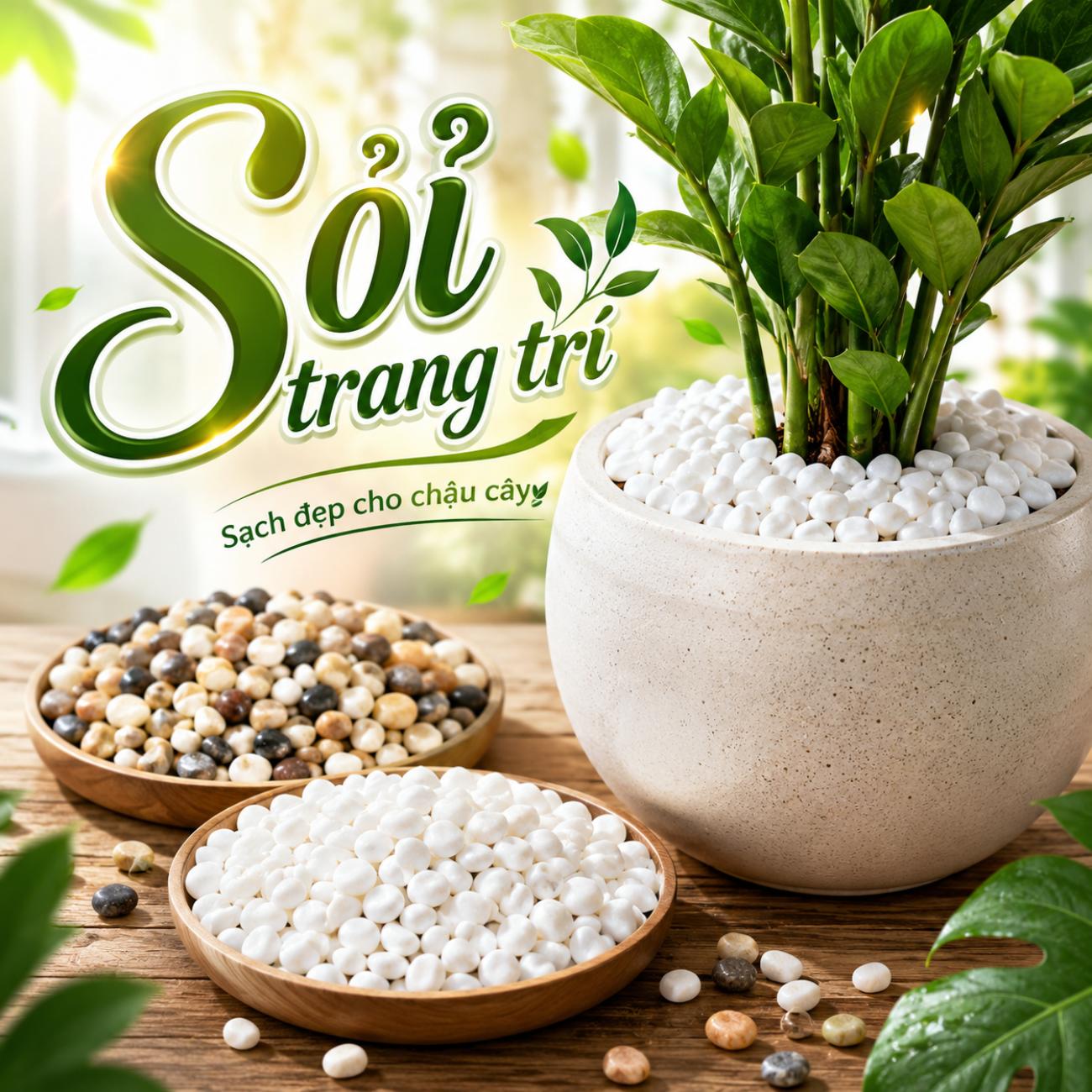Sỏi trang trí