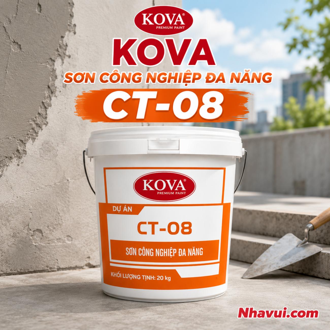 Sơn công nghiệp đa năng KOVA CT-08