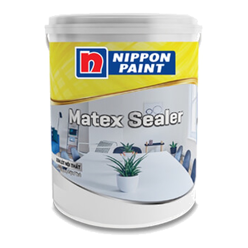 Sơn lót kháng kiềm nội thất Nippon Matex Sealer bám dính tốt khô nhanh