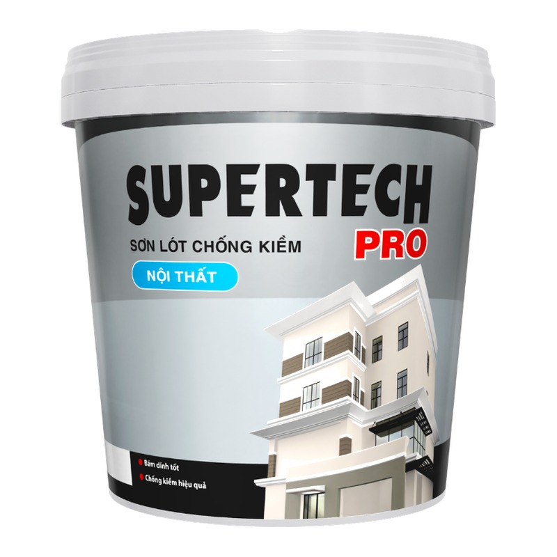 Sơn lót kháng kiềm nội thất TOA Supertech Pro Primer kinh tế bám dính tốt