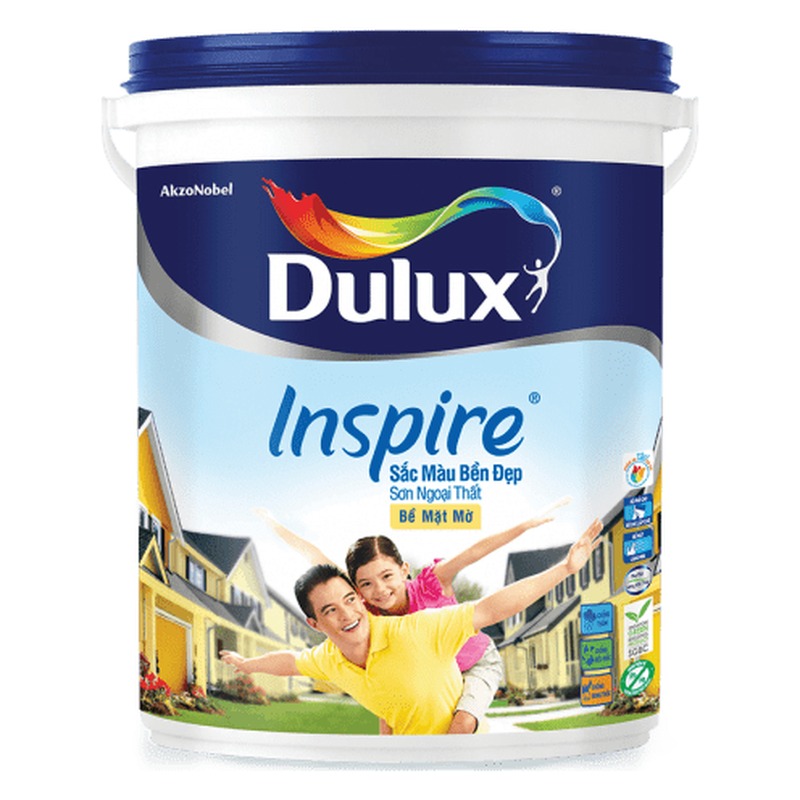 Sơn phủ ngoại thất Dulux Inspire sắc màu bền đẹp mờ Z98