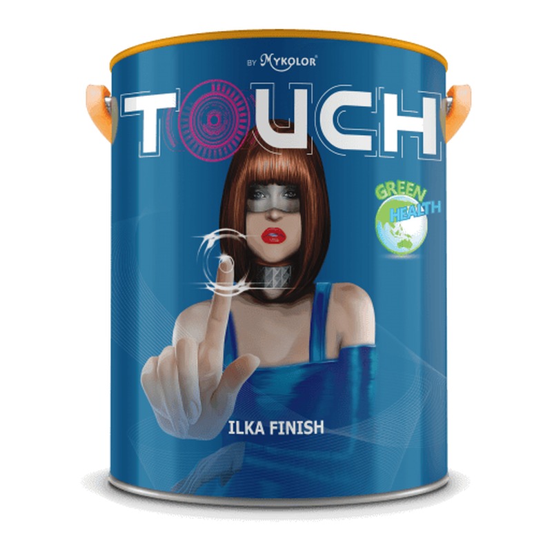 Sơn phủ nội thất Mykolor Touch Ilka Finish mờ kinh tế màng sơn mịn dễ thi công