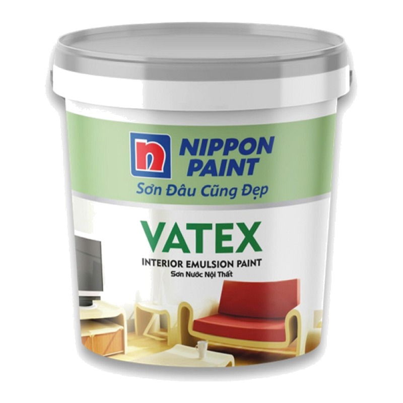 Sơn phủ nội thất Nippon Vatex mờ kinh tế chống rêu mốc