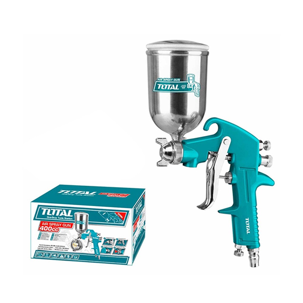 Súng phun sơn khí nén Total TAT10402 bình dưới 400 cc, béc 1,5 mm