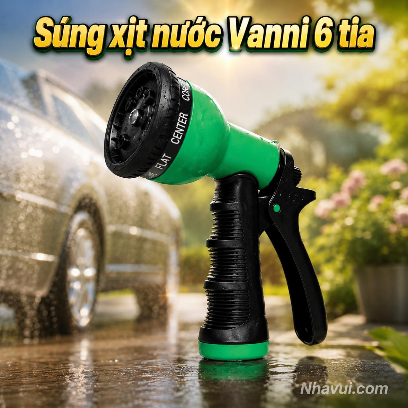 Súng xịt nước Vanni 6 tia