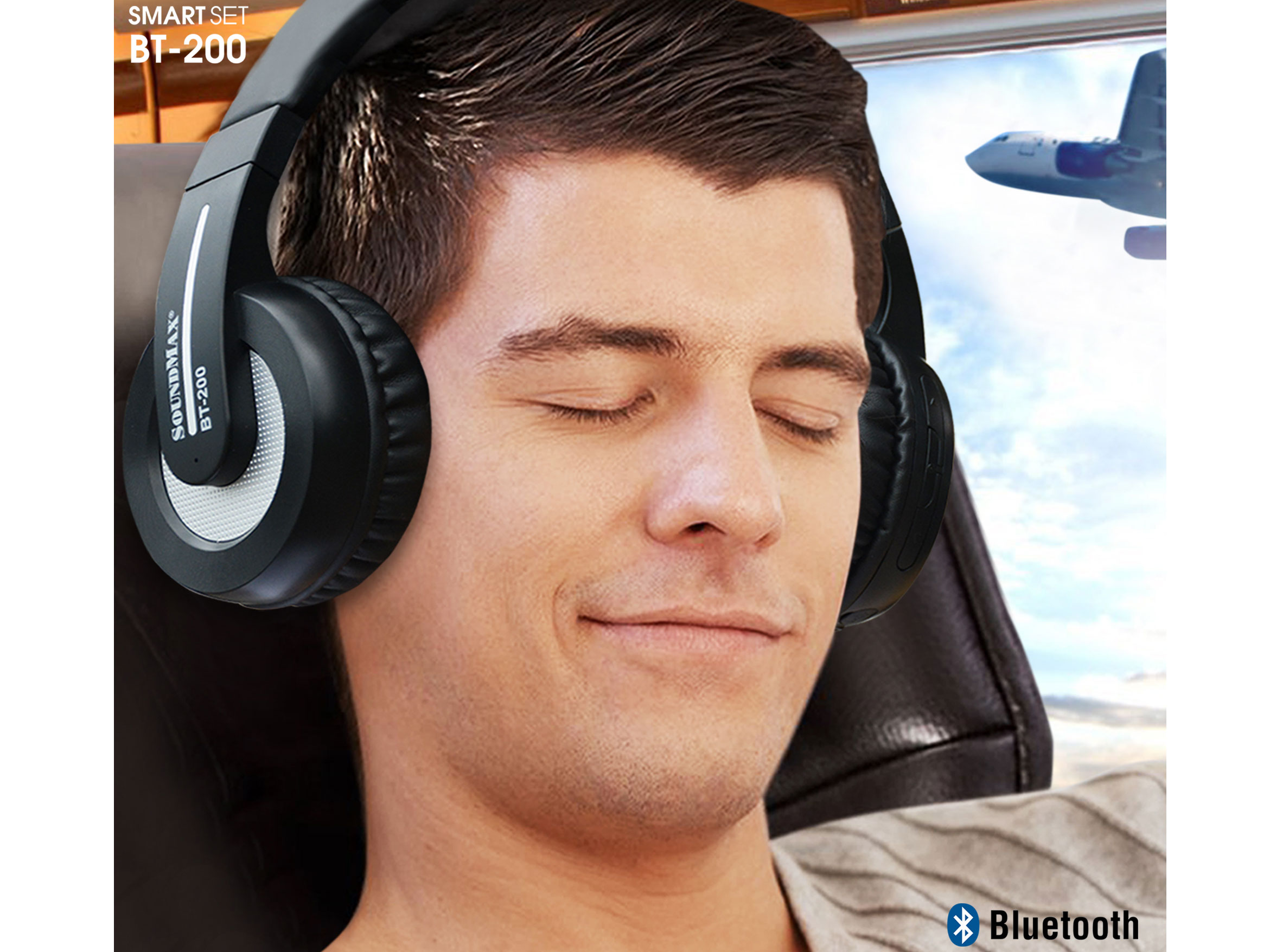 Tai nghe Bluetooth chụp tai SoundMax BT200