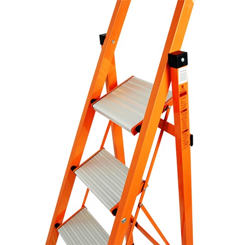 Thang ghế nhôm Nikawa NKS-04 4 bậc, tay vịn cao 134 cm