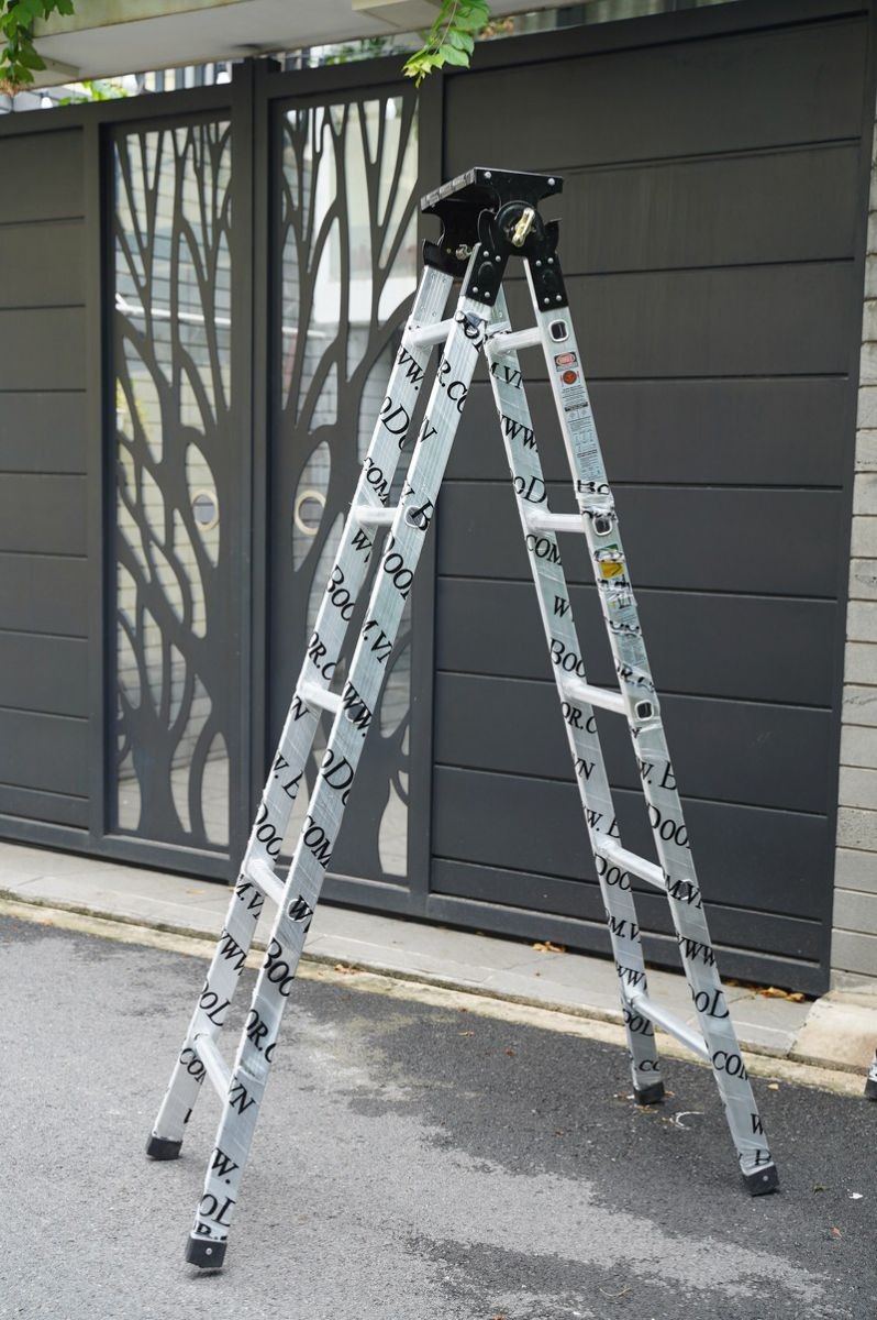 Thang nhôm chữ A Boodoor HM20 cao 2 m tải 120 kg