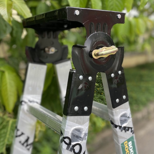 Thang nhôm chữ A Boodoor HM20 cao 2 m tải 120 kg