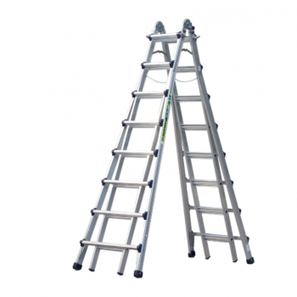 Thang nhôm gấp chữ A IG LS48 – 8/15 bậc, tải 150 kg, Hàn Quốc