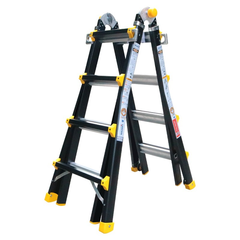Thang nhôm gấp đa năng Nikawa NKB-44 – chữ A 2,01 m, chữ I 4,14 m