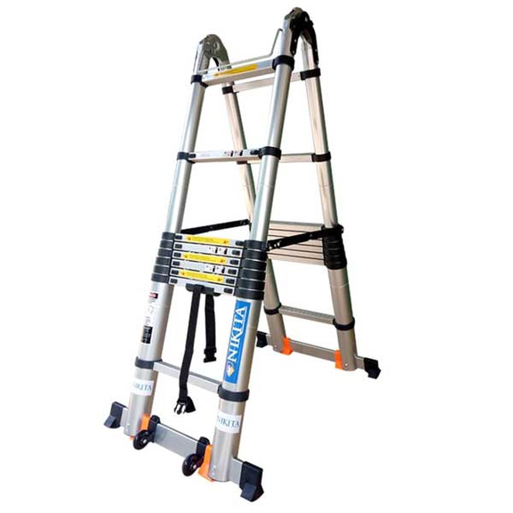 Thang nhôm rút đôi Nikita NKT-AID64 (chữ A 3.2 m, chữ I 6.4 m)