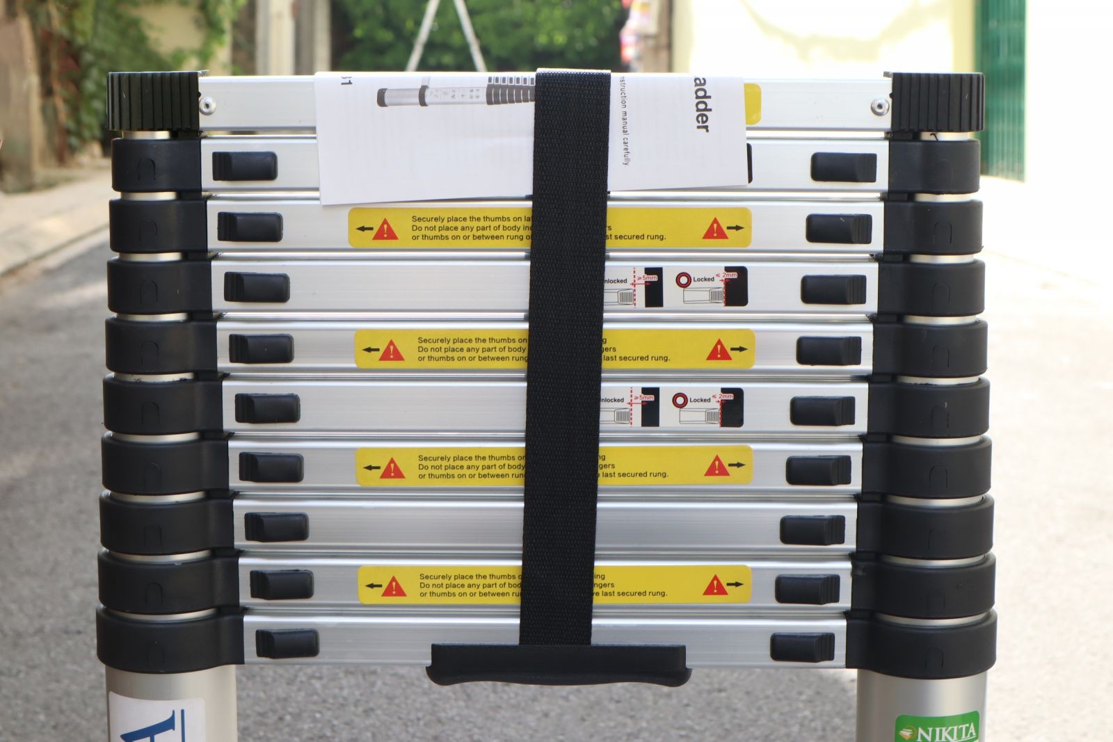 Thang nhôm rút đơn Nikita KN-R32 cao 3,2 m tải 150 kg