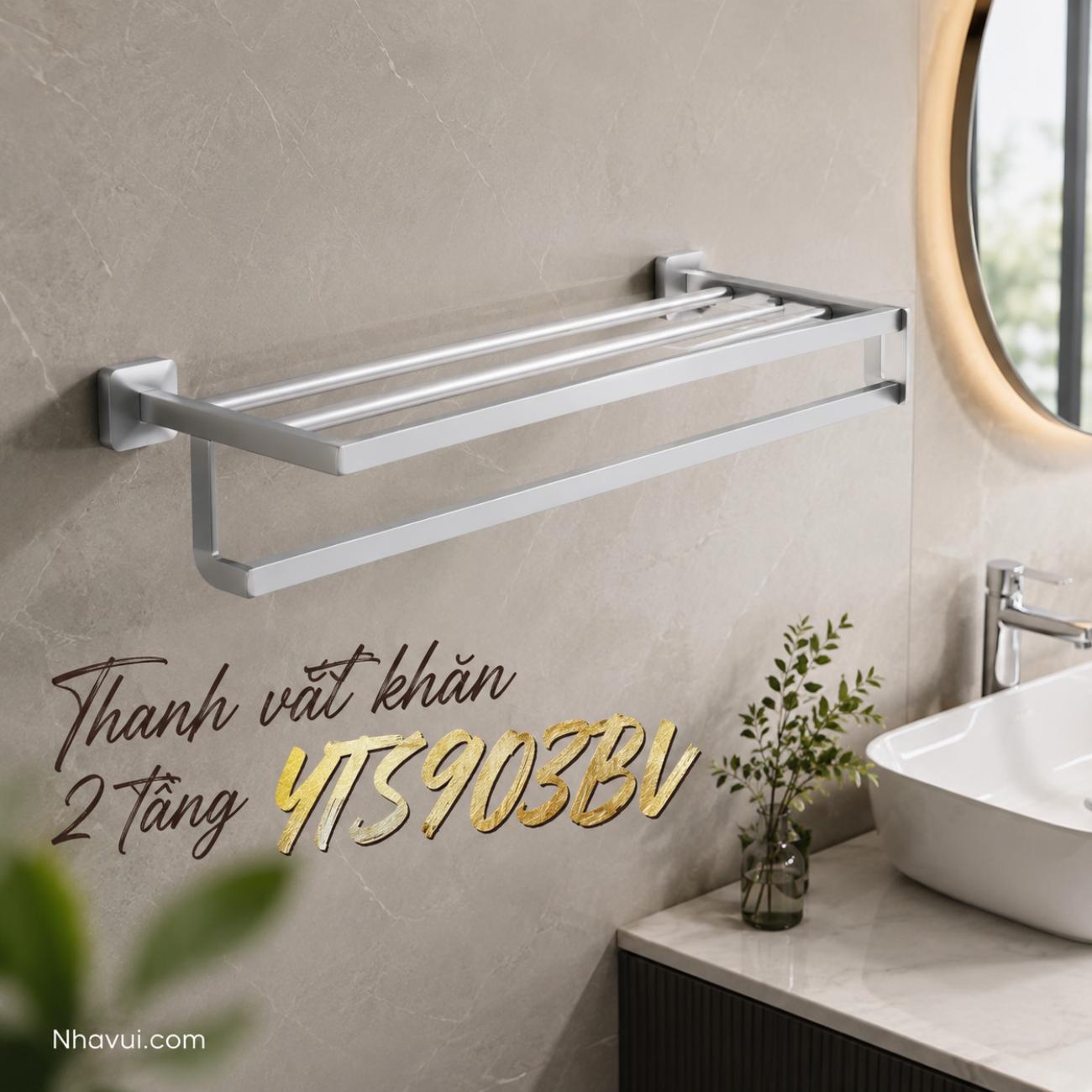 Thanh vắt khăn 2 tầng 628 mm TOTO