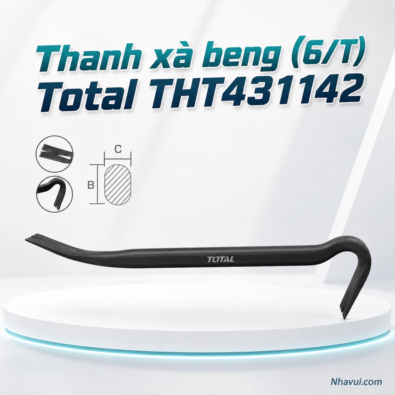 Thanh xà beng Total THT431142 14 inch