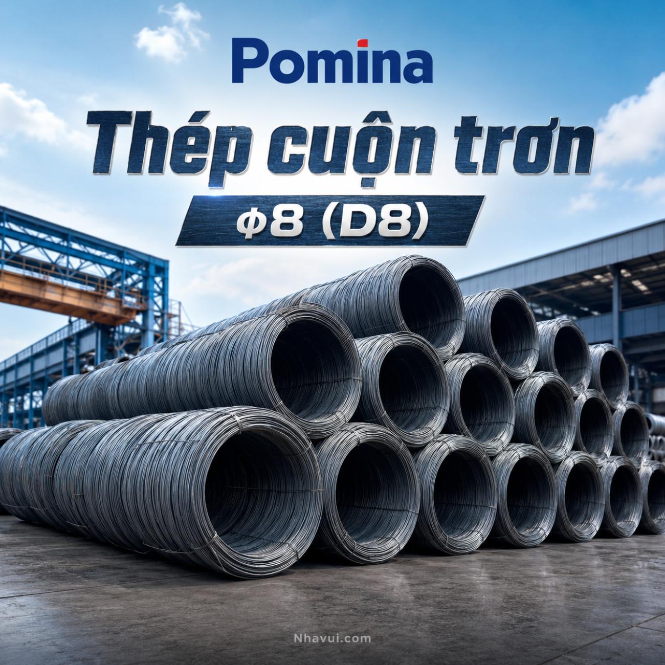 Thép cuộn trơn Φ8 Pomina CB240-T / CB300-T