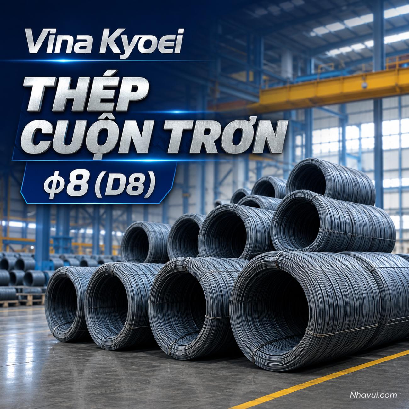 Thép cuộn trơn Φ8 Vina Kyoei CB240-T / CB300-T