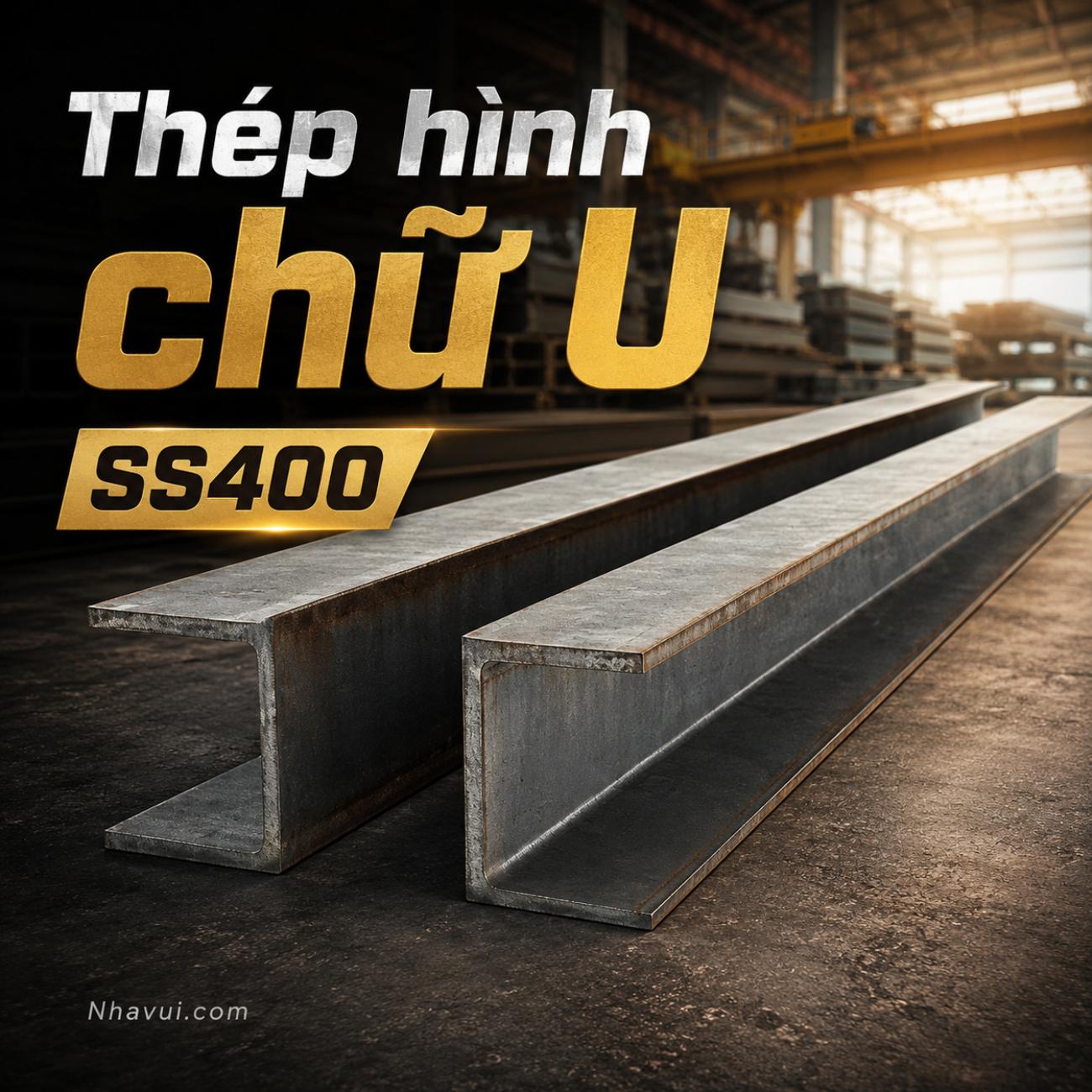 Thép hình chữ U nhập khẩu SS400