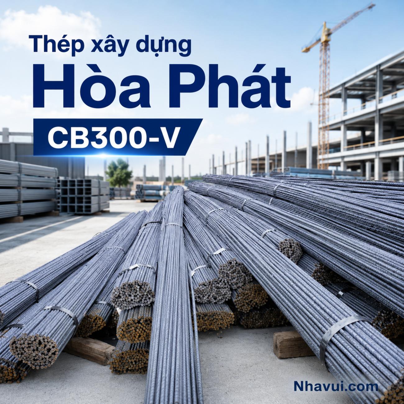 Thép thanh vằn D10 Hòa Phát CB300-V