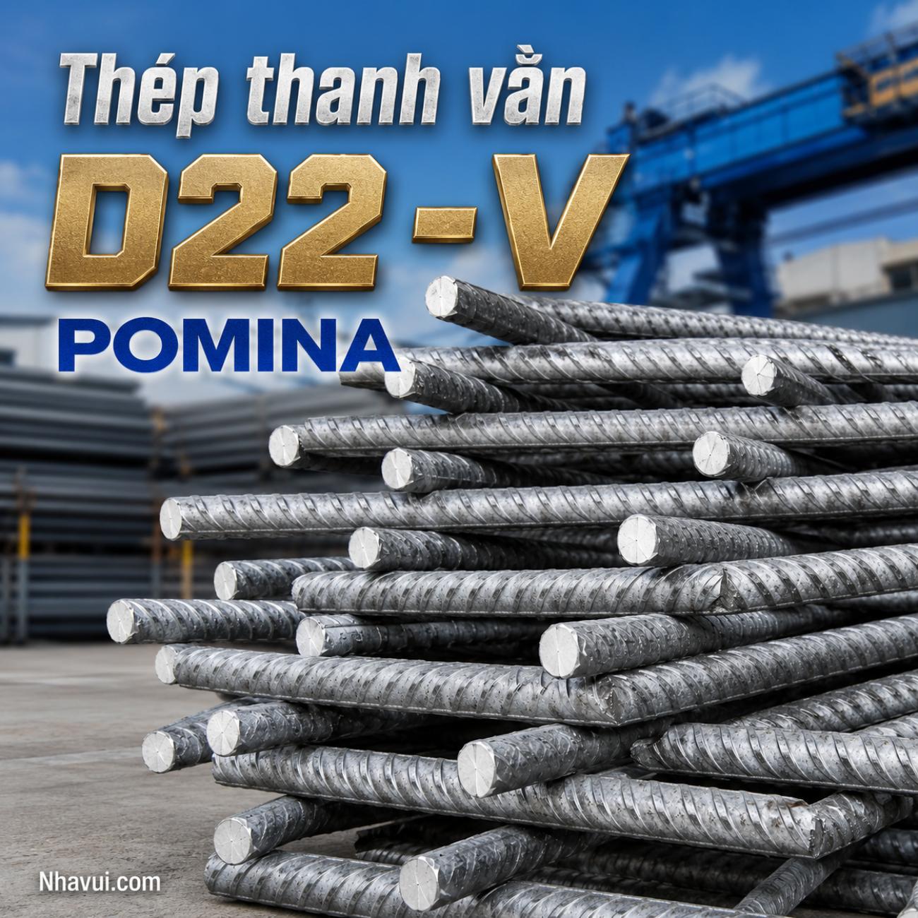 Thép thanh vằn D25 Pomina CB400-V / CB500-V