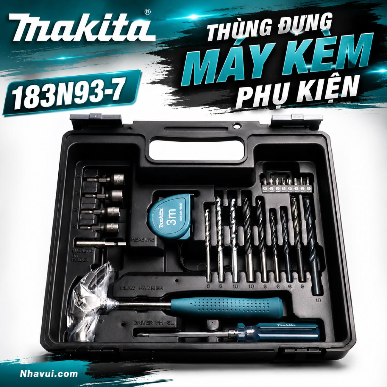 Thùng đựng máy kèm phụ kiện Makita 183N93-7