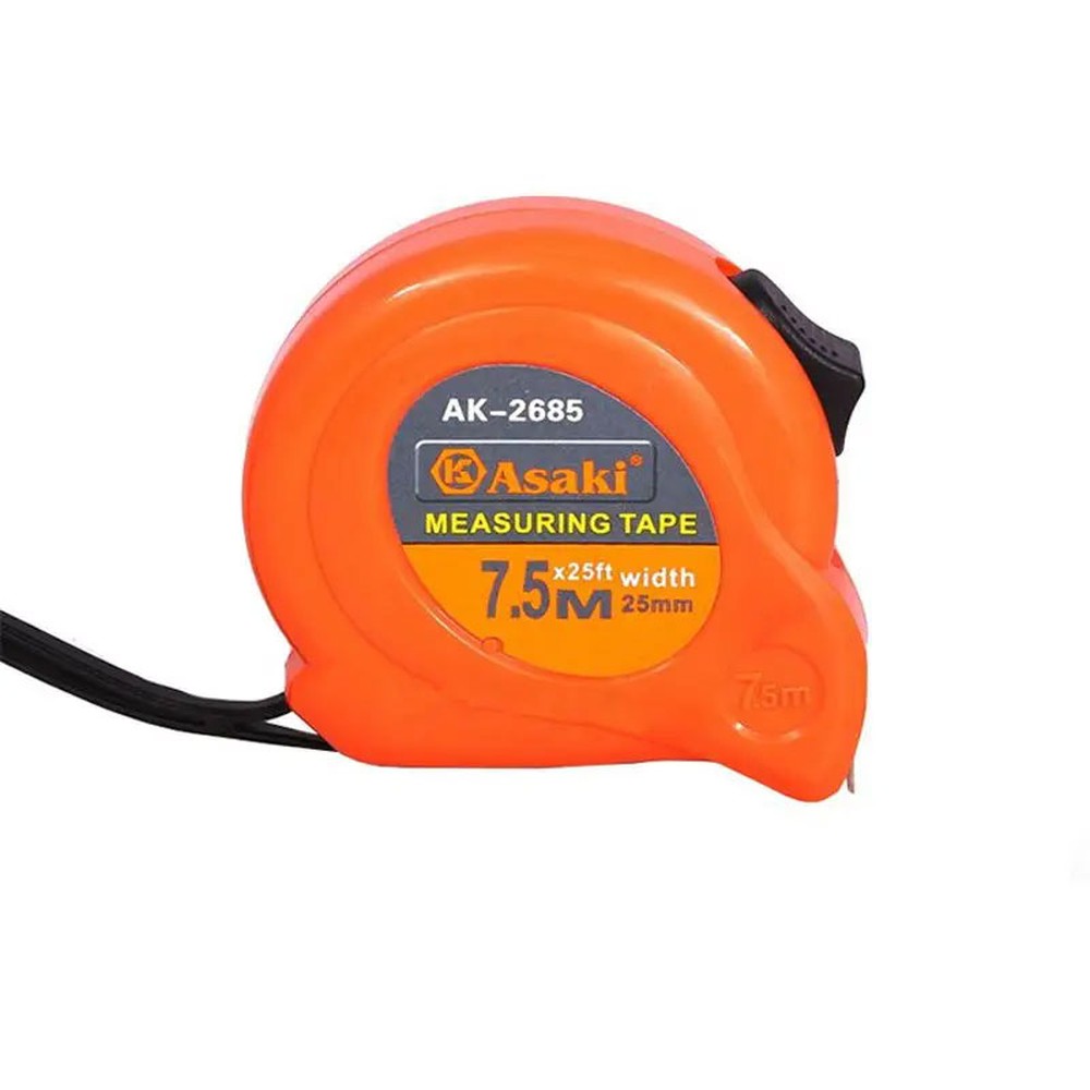 Thước cuộn thép Asaki AK-2685 dài 7,5 m bản 25 mm