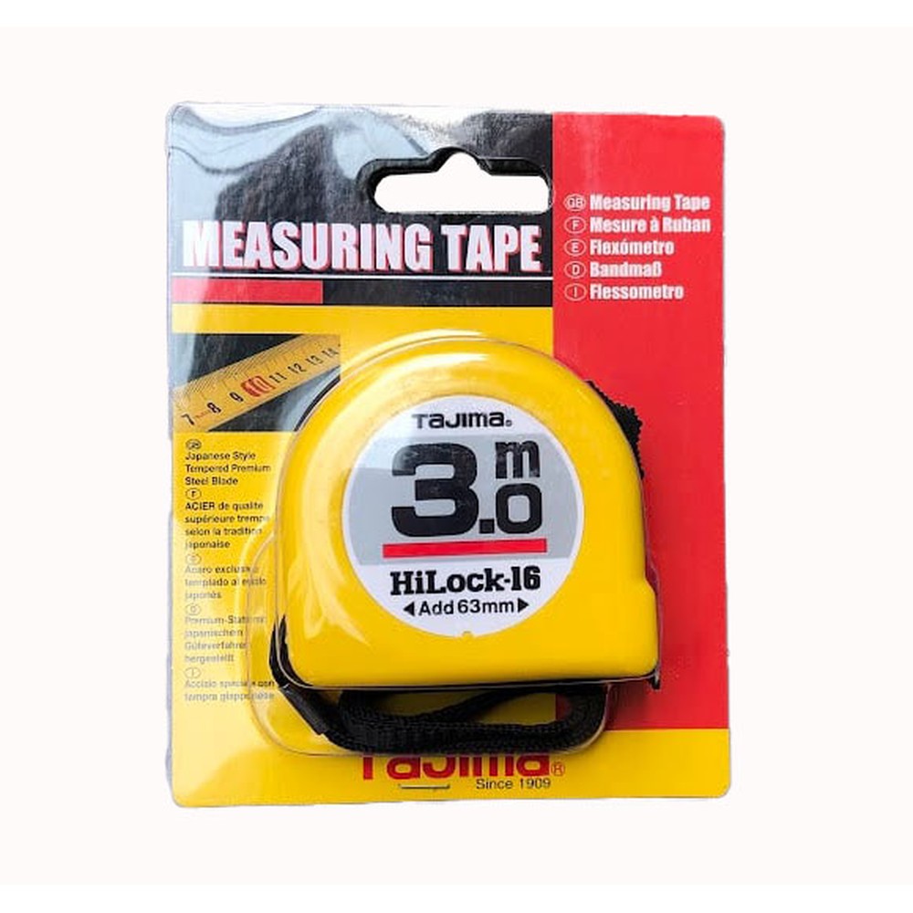 Thước cuộn thép Tajima H6P30MW 3 m bản 16 mm