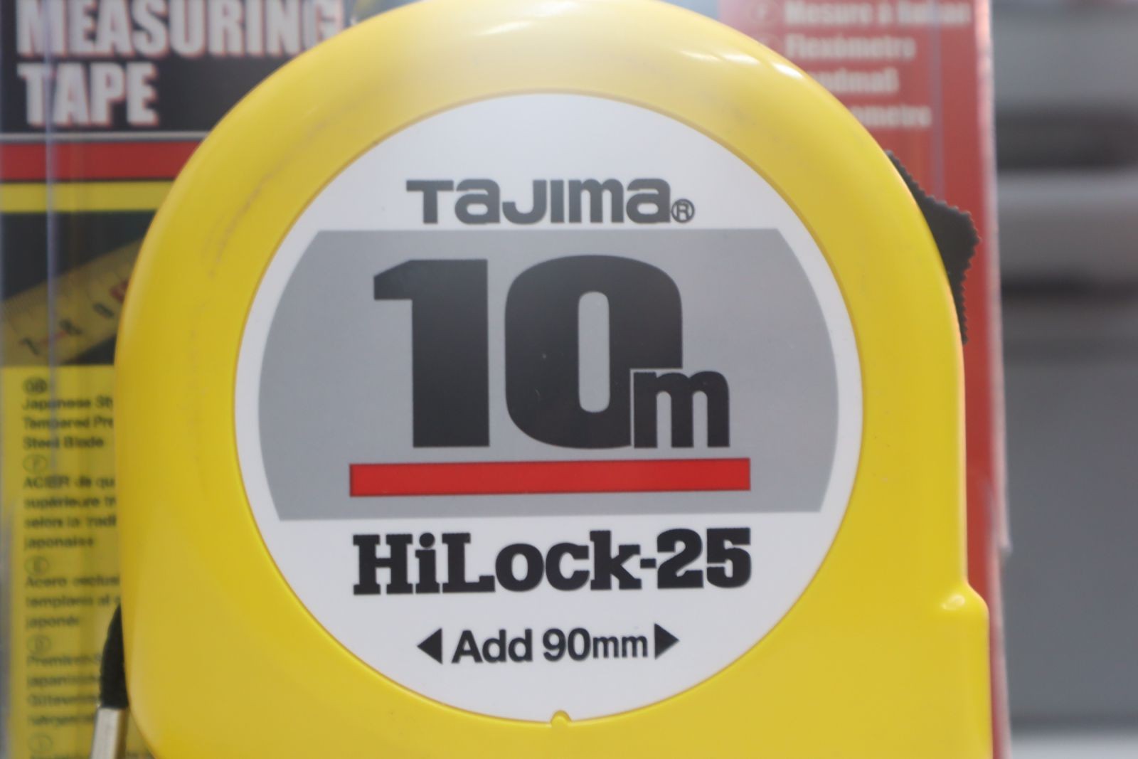 Thước cuộn thép Tajima HiLock H5PA0MWL 10 m × 25 mm