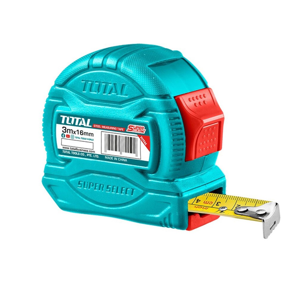 Thước cuộn thép Total TMT34316 dài 3 m, bản 16 mm